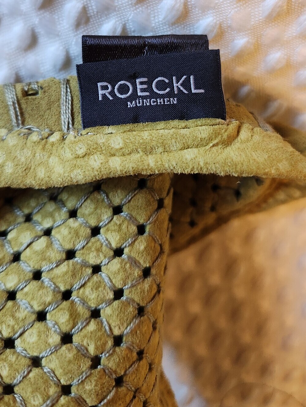Roeckl Leather Women's Gloves Size 6.5 - Picture 7 of 9